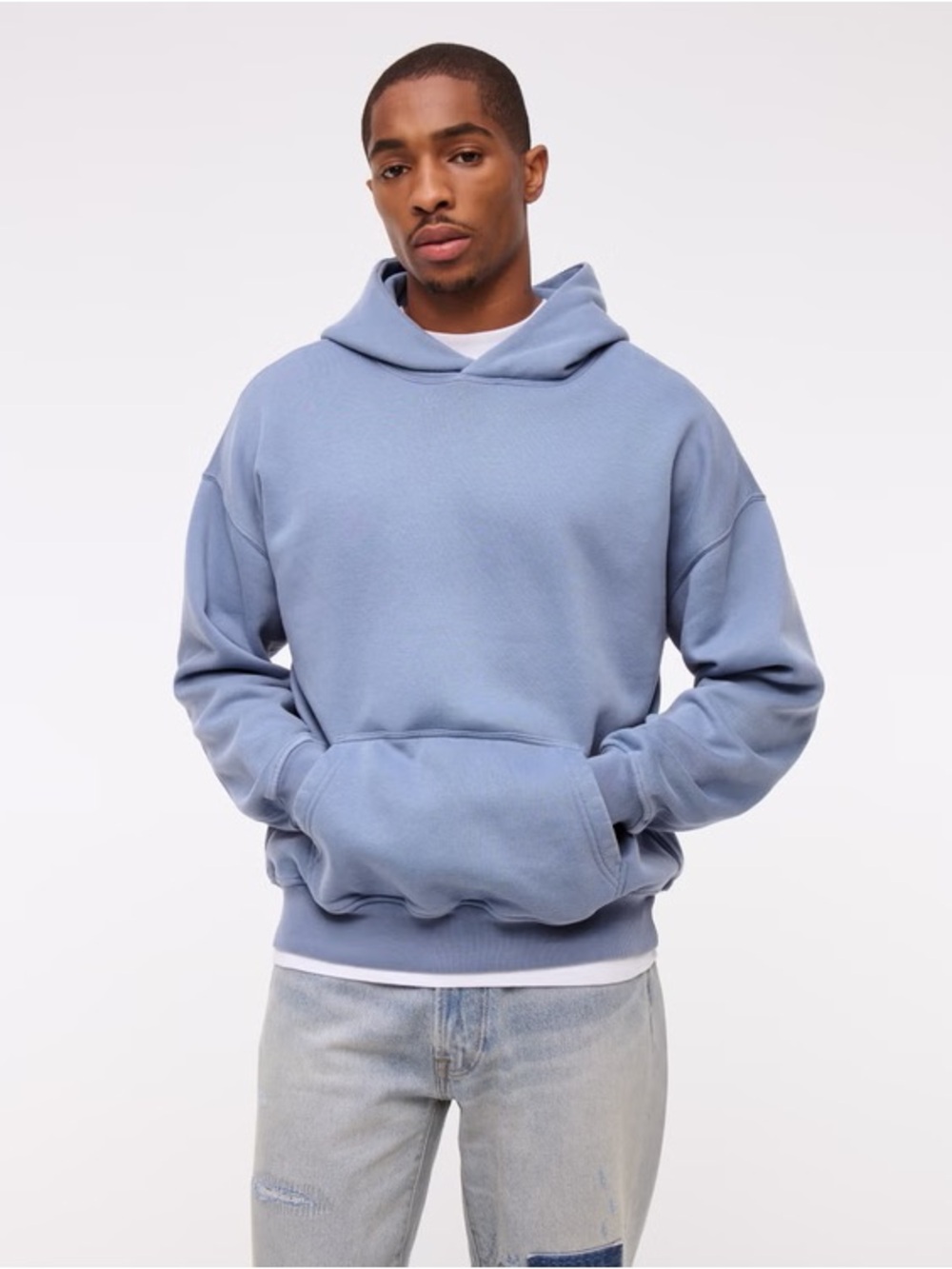 Abercrombie & Fitch Essential Popover Hoodie - Picture 2 of 7